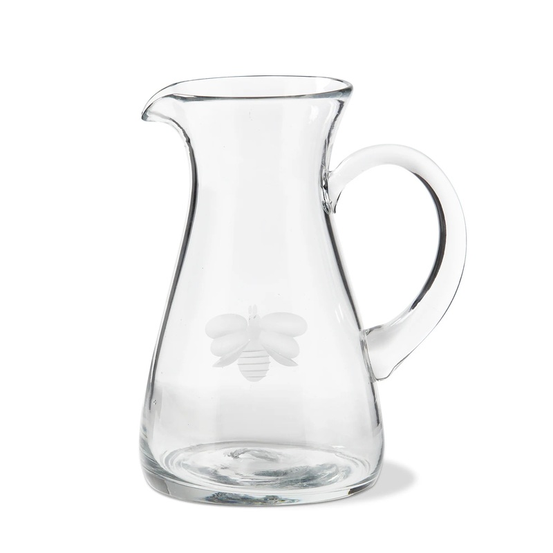 Etched Bee Pitcher