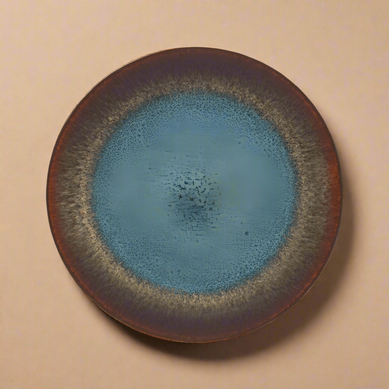 Monroe Blue Salad Plate