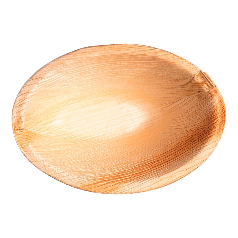 Oval Palm Leaf Eco Friendly Disposable Bowls (3.5 oz.)
