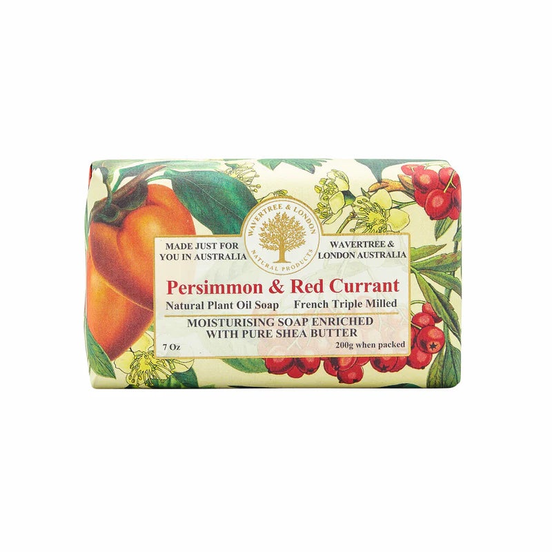 Wavertree & London Persimmon & Red Currant Luxury Soap Bar
