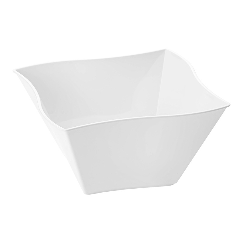White Wave Plastic Soup Bowls (14 oz.)