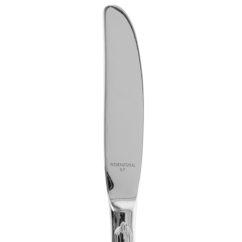 World Tableware 774 554 Geneva 7″ 18/8 Stainless Steel Extra Heavy Weight Bread and Butter Knife with Solid Handle – 12/Pack