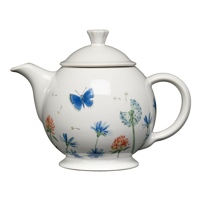 Breezy Floral 44 OZ Covered Teapot