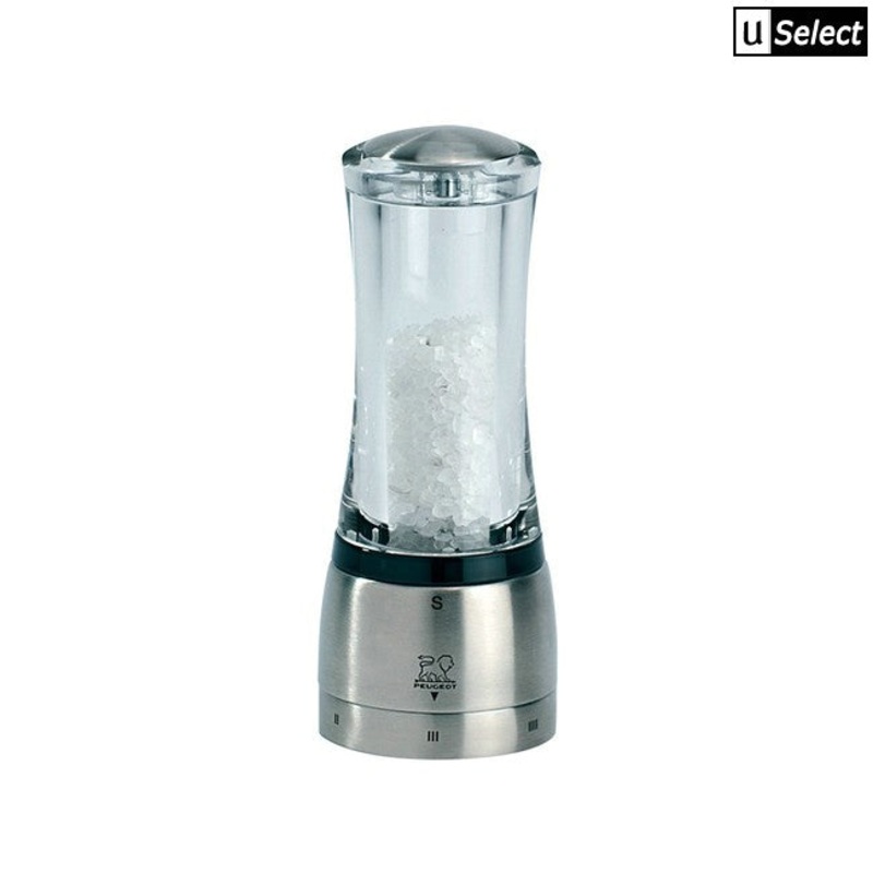 Peugeot Daman uSelect Acrylic Salt Mill – 16cm/6.5″