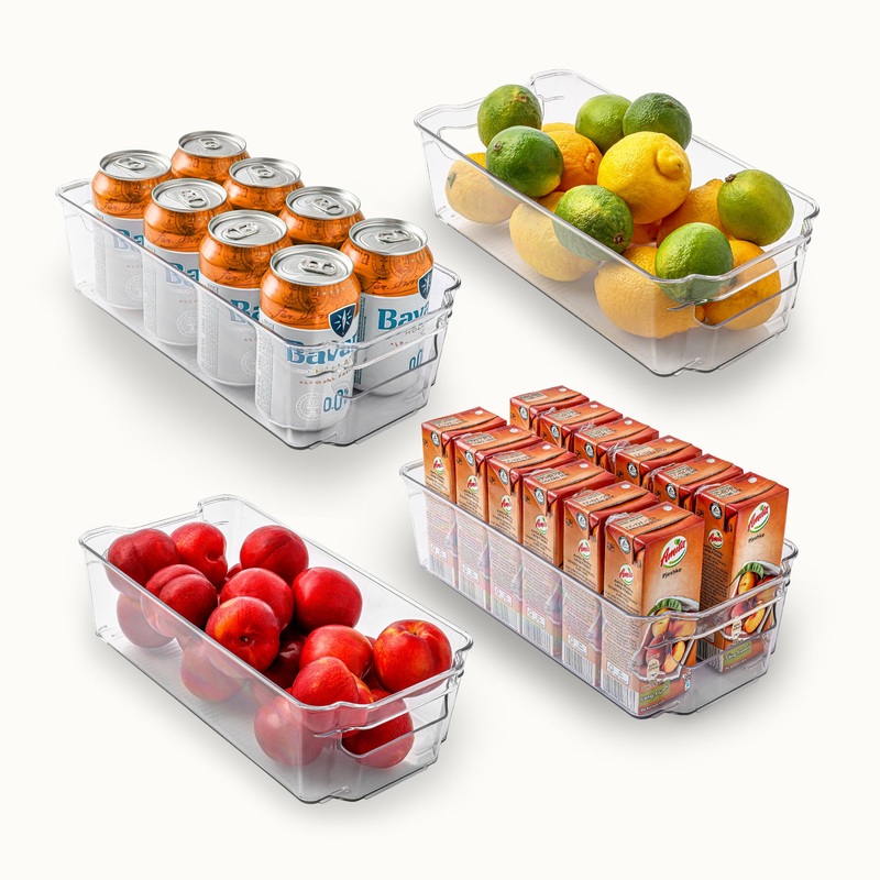 Refrigerator Organizer Bins – Easy Food Storage