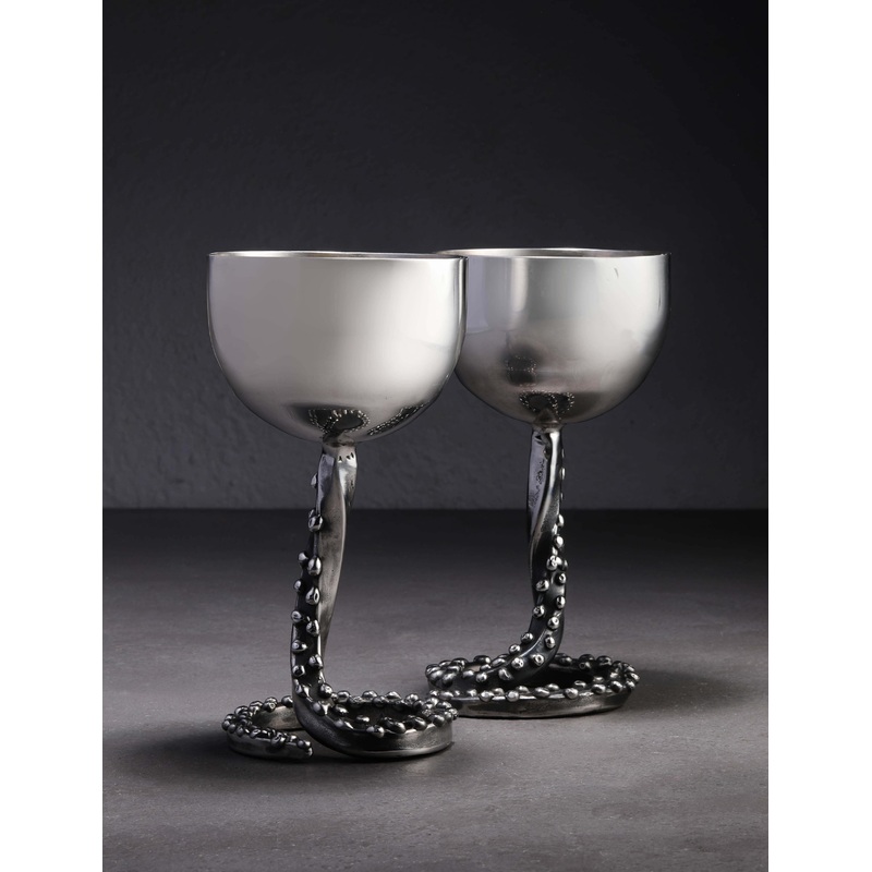 Tentacle Stem Wine Goblets