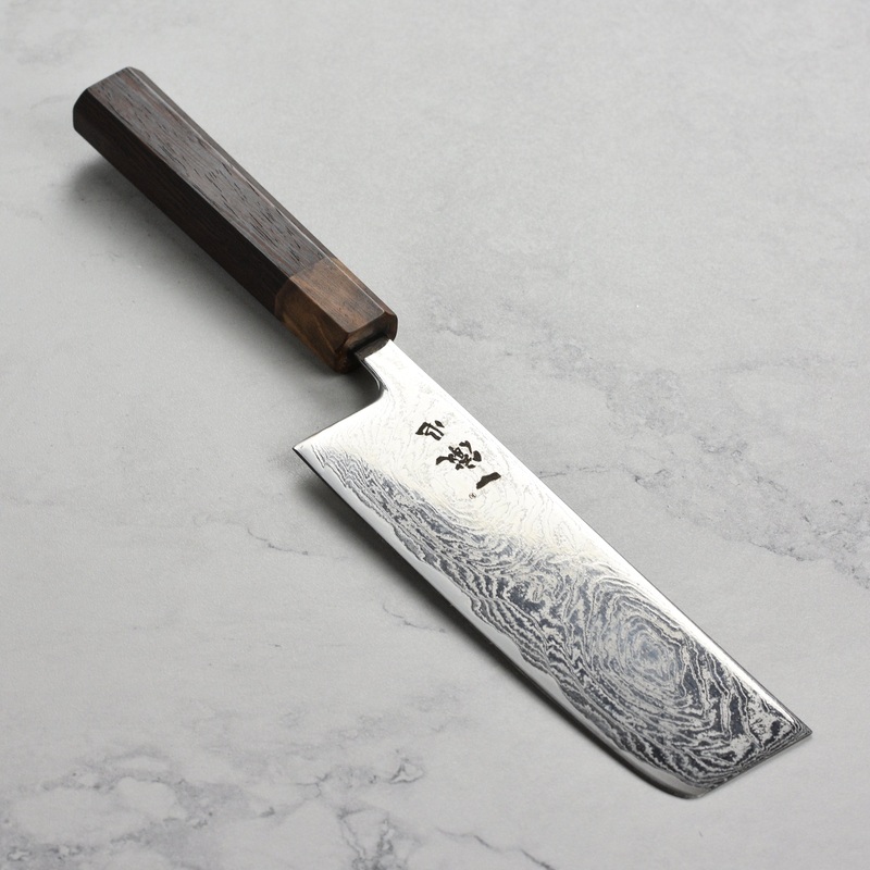 Ittetsu AUS10 Spiral Damascus 6.5″ Nakiri