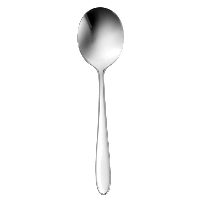 Oneida B023SRBF Mascagni II 6 1/2″ 18/0 Stainless Steel Heavy Weight Soup Spoon – 12/Pack