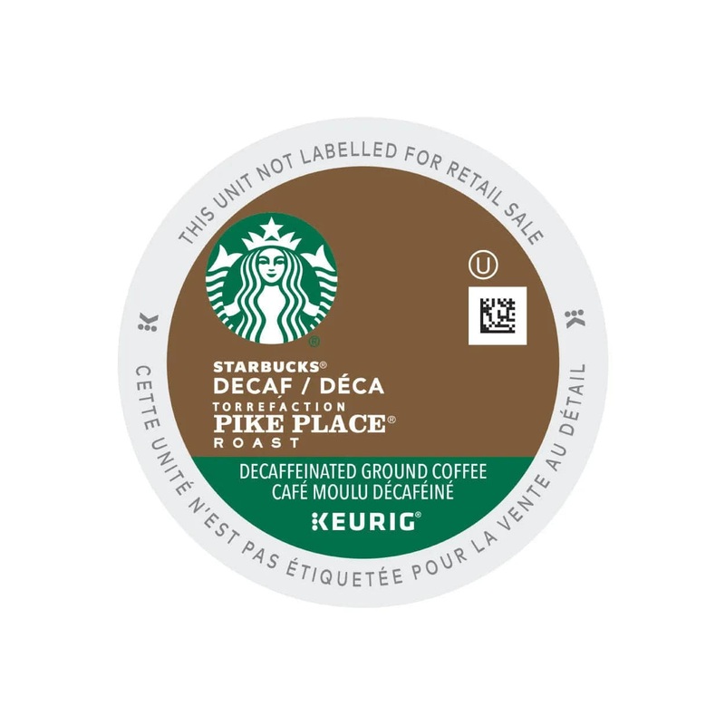 Starbucks Decaf Pike Place Roast K-Cup Pods (Box of 24)