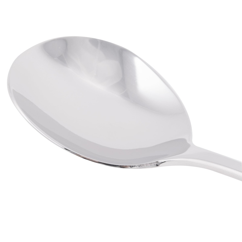 World Tableware 971 016 Aspen 6″ 18/8 Stainless Steel Extra Heavy Weight Bouillon Spoon – 12/Pack