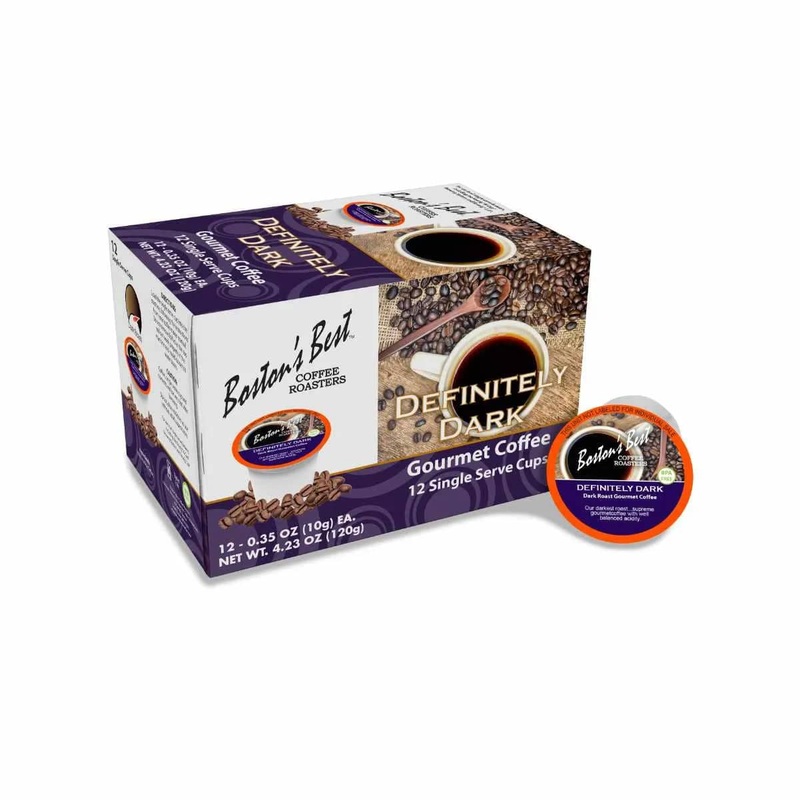 Boston’s Best Definitely Dark Single-Serve Coffee Pods (Case of 72)