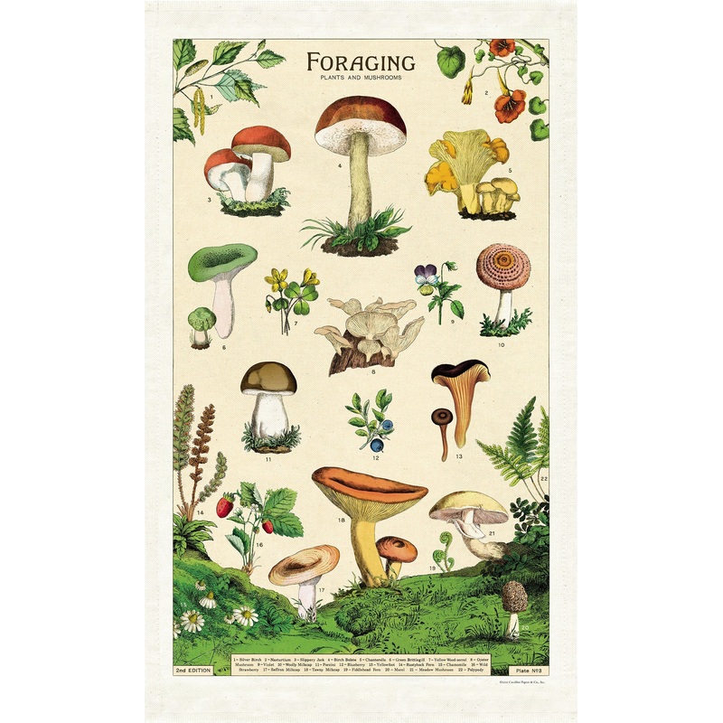 Cavallini & Co. Tea Towel – Foraging