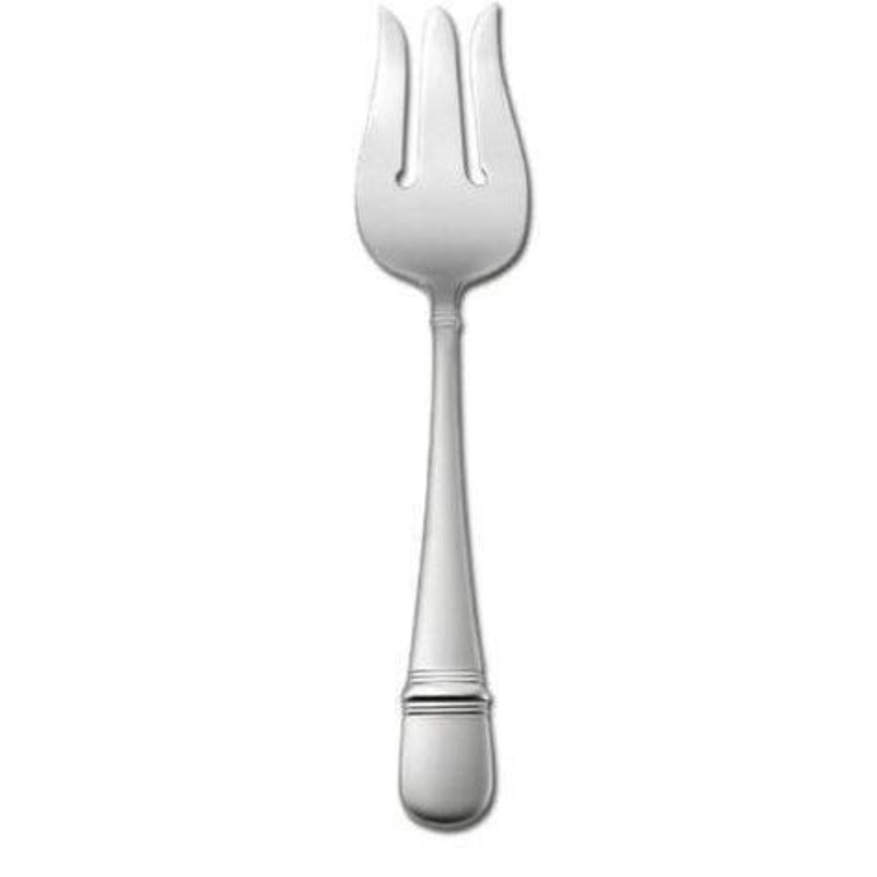 Oneida Astragal Glossy Serving Fork 8 1/2″ Quality 18/10 Stainless