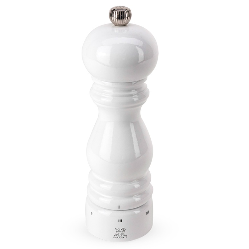 Peugeot Paris U’Select Salt Mill White Lacquered, 7-Inches
