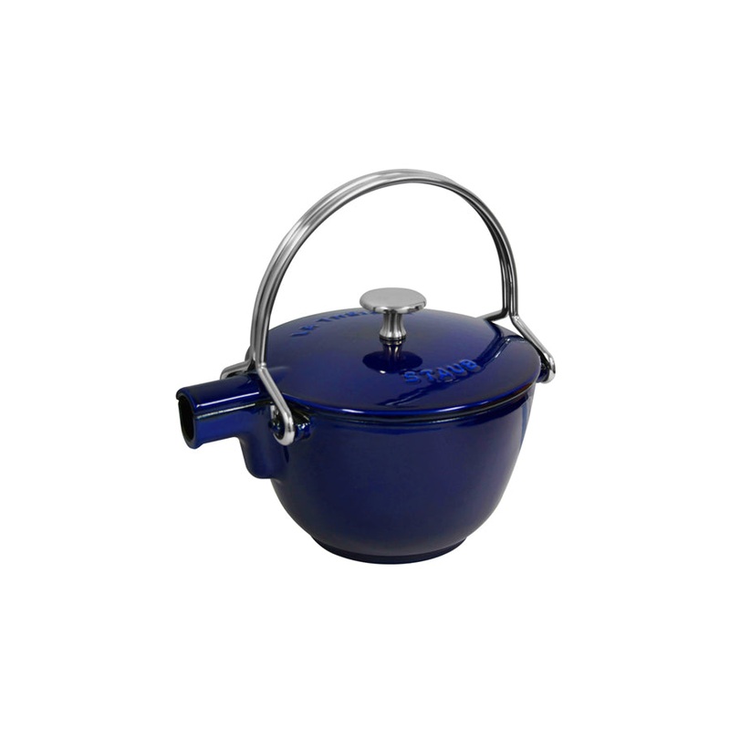 Staub Round Teapot/Kettle – 1 Qt. – Dark Blue