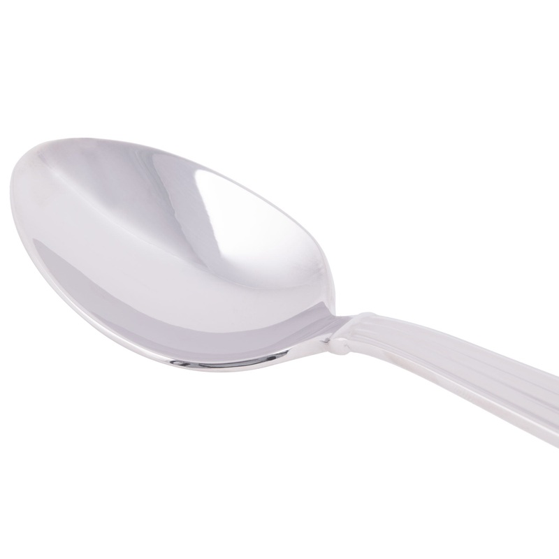 World Tableware 983 001 Aegean 6 1/8″ 18/8 Stainless Steel Extra Heavy Weight Teaspoon – 12/Pack