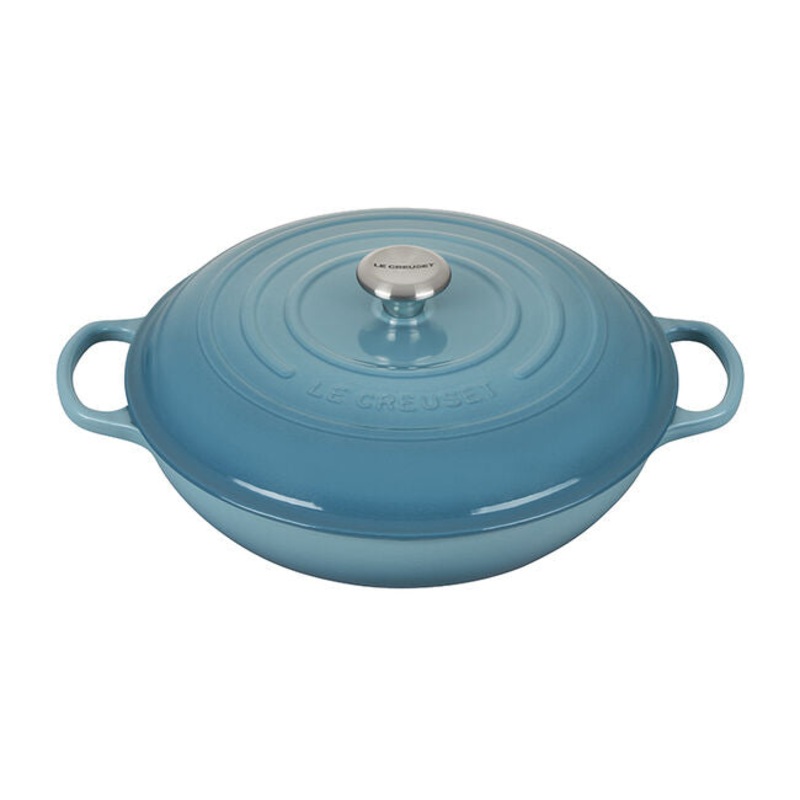 Le Creuset 5 Qt Signature Braiser – Caribbean
