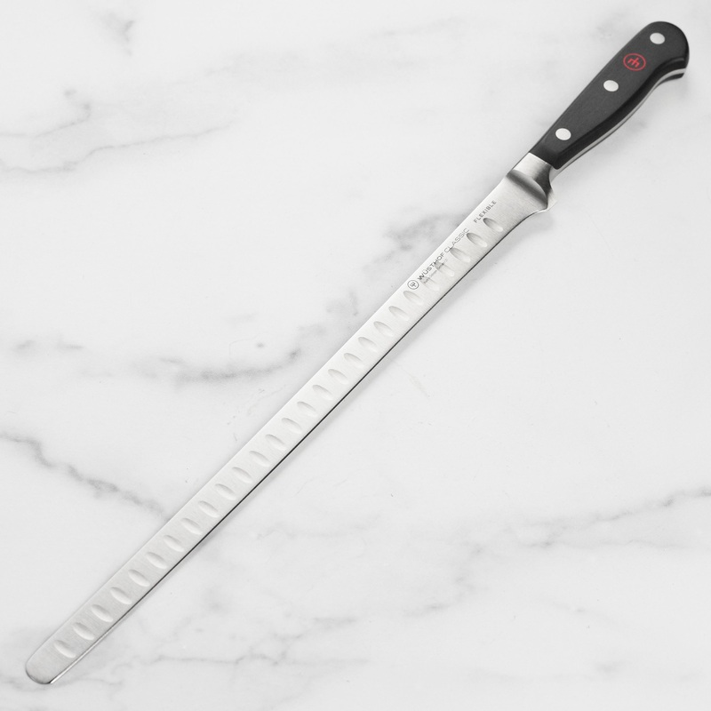 Wusthof Classic 12″ Hollow Edge Flexible Salmon Slicing Knife