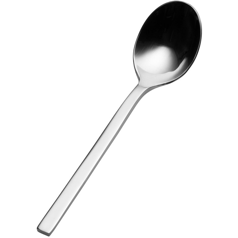 Bon Chef S3800 Milan 5 1/2″ 18/10 Stainless Steel Extra Heavy Teaspoon – 12/Pack