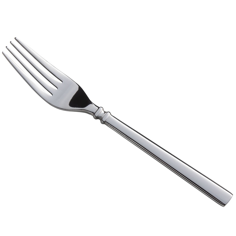 Oneida B600FDIF Shaker 8 1/4″ 18/0 Heavy Weight Stainless Steel European Table Fork – 12/Pack