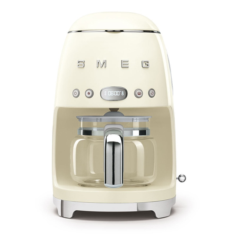 Smeg 50’s Retro Style Aesthetic Cream Drip Coffee Machine