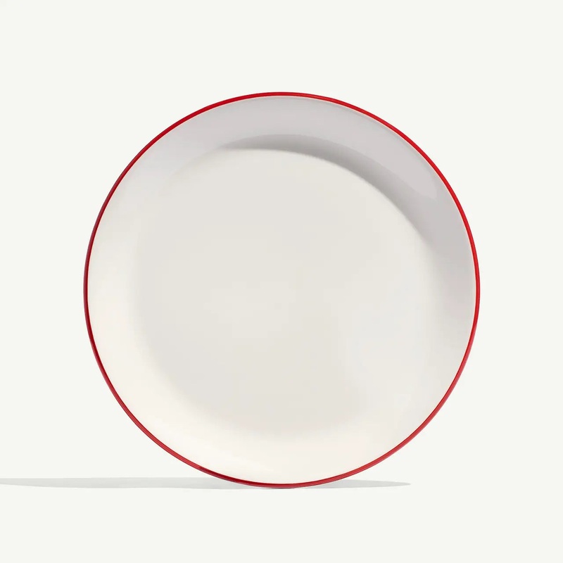 MADE IN – Ceramic Dinner Plate Red