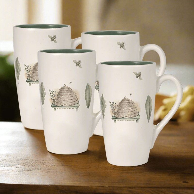 Naturewood Set of 4 Latte Mugs