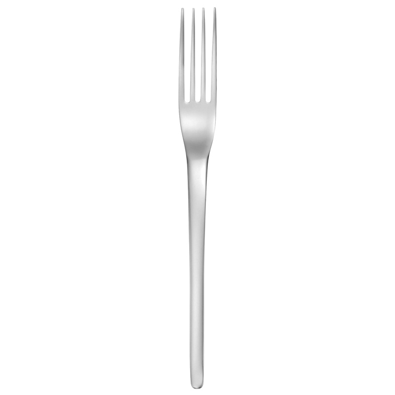 Oneida T483FDEF Apex 7 3/4″ 18/10 Stainless Steel Extra Heavy Weight Salad / Dessert Fork – 12/Pack