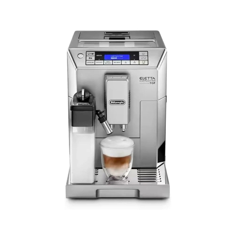 Refurbished – Delonghi Eletta Automatic Latte Crema Espresso Machine, Stainless – ECAM45760S