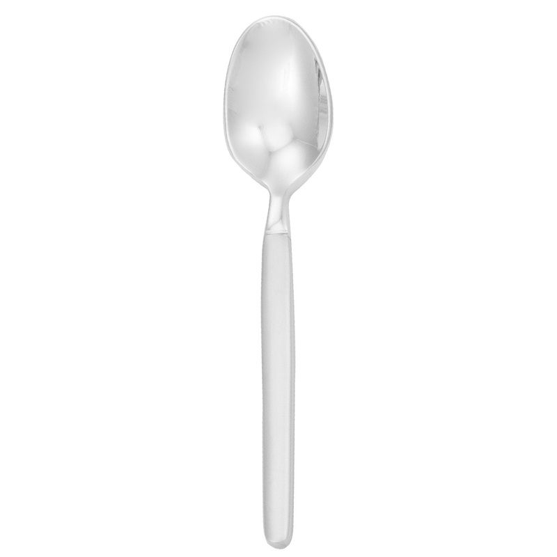 Walco S2529 Frosted Vogue 4 3/8″ 18/10 Stainless Steel Extra Heavy Weight Demitasse Spoon – 12/Pack