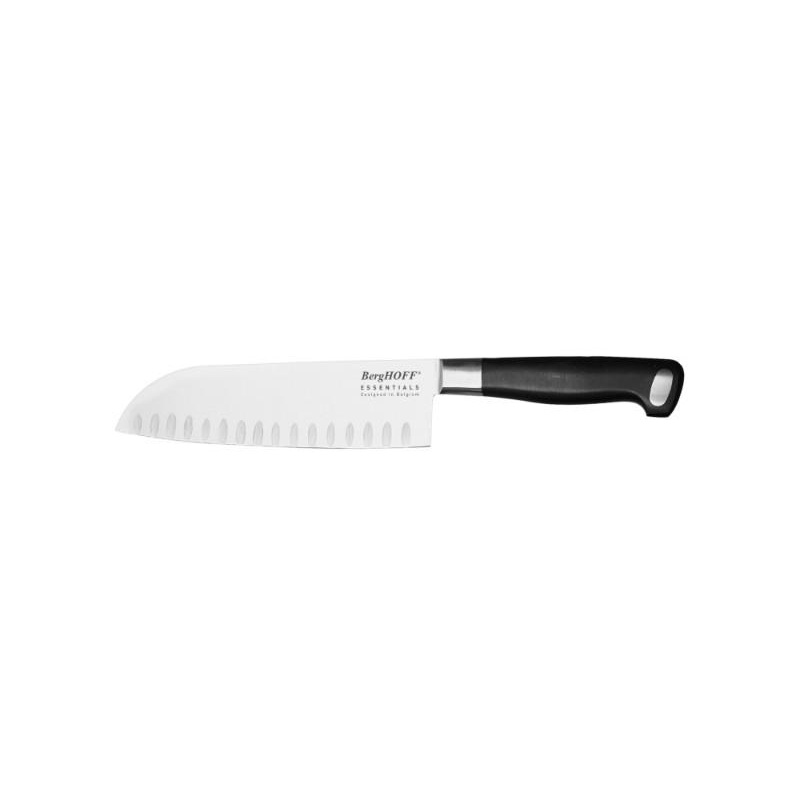 BergHOFF Gourmet 7″ Stainless Steel Scalloped Santoku Knife