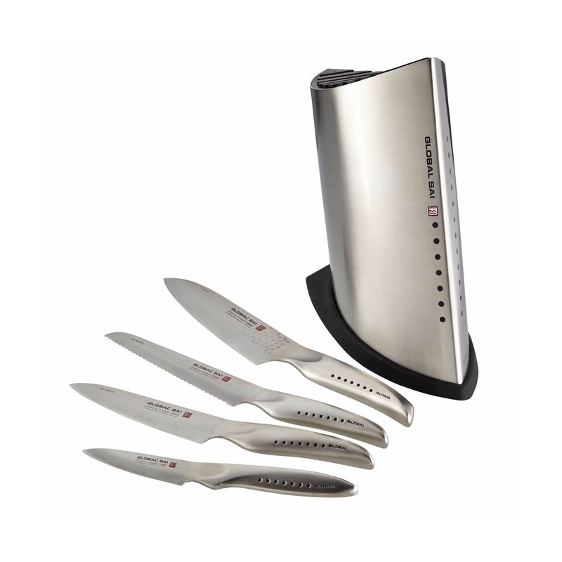 Global Sai SAI-5001 – 5 Pc. Knife Block Set