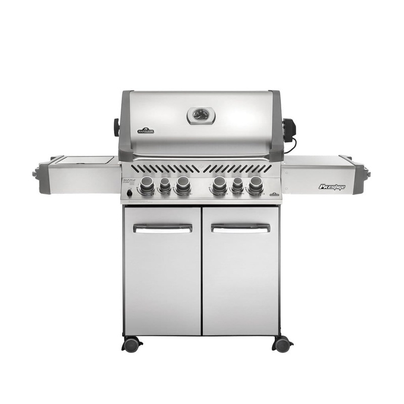 Napoleon Prestige 500 Stainless Steel Grill with Infrared Rear and Side Burners