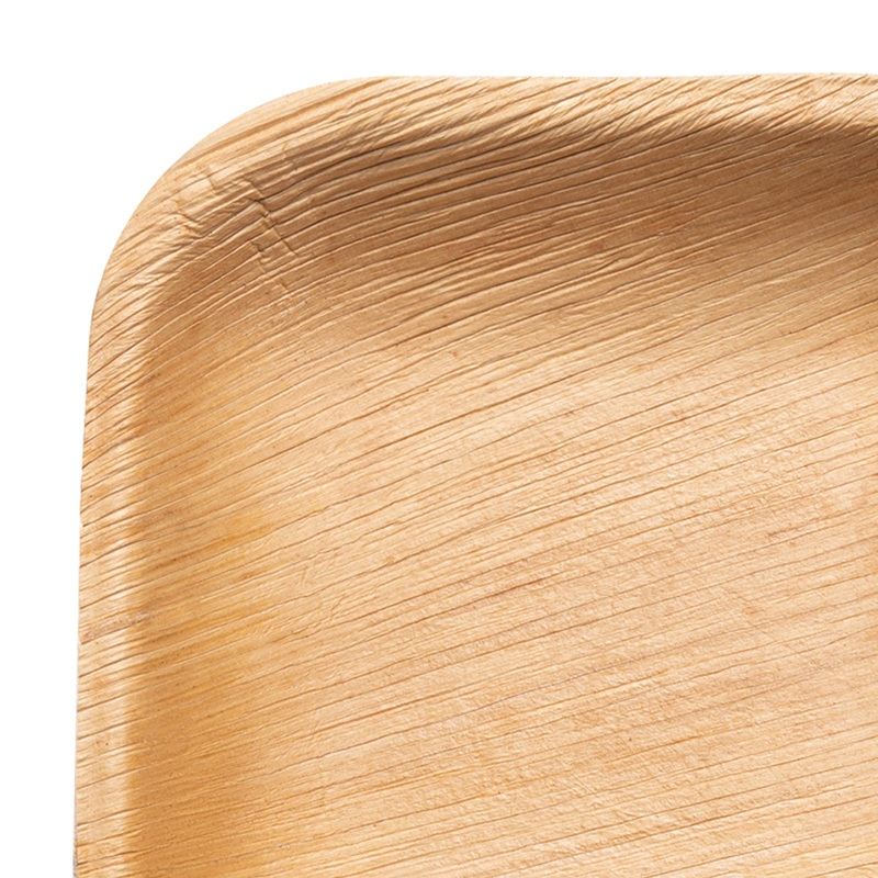 Square Palm Leaf Eco Friendly Disposable Pastry Plates (5″)