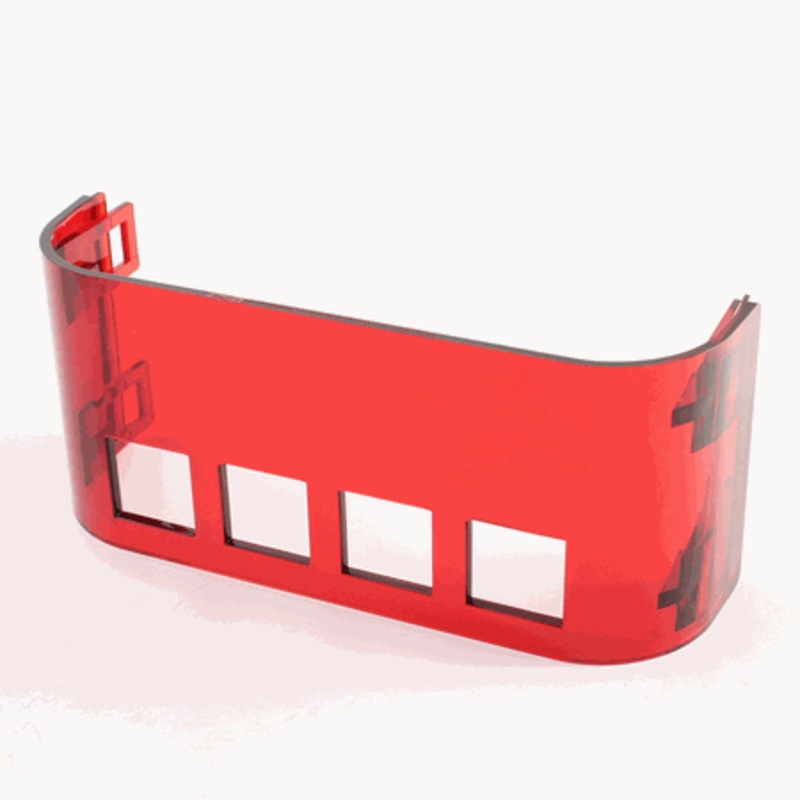 Translucent Red Front Cover Plate
