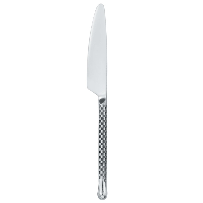 Walco CHAR45 Charred 9 1/16″ 18/10 Stainless Steel Extra Heavy Weight Dinner Knife – 12/Pack