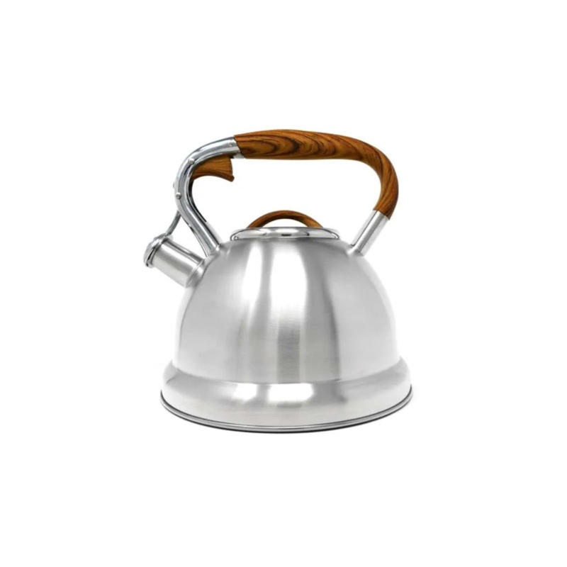 Whistling Tea Kettle with Wood Handle  3.2 Qt