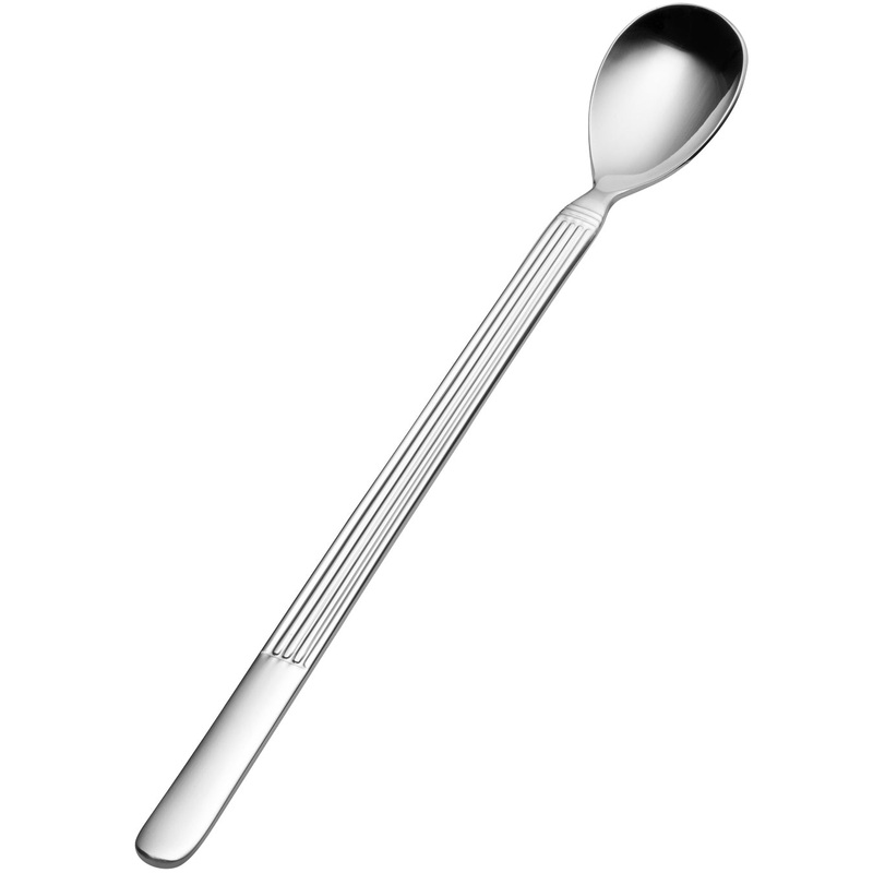Bon Chef SBS3602 Apollo 8 3/4″ 18/0 Extra Heavy Weight Bonsteel Iced Tea Spoon – 12/Pack