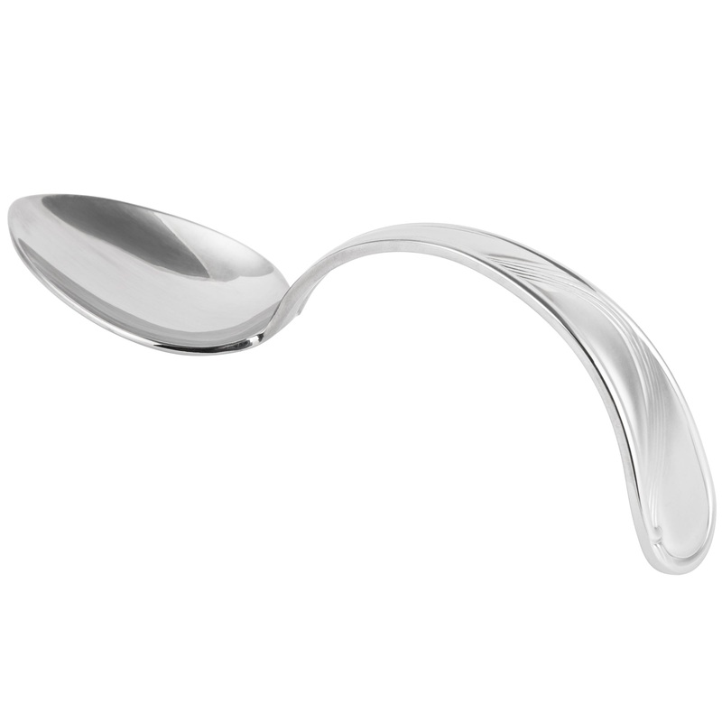 Bon Chef STS2203 Wave 6″ Soup/Dessert Tasting Spoon – 12/Pack