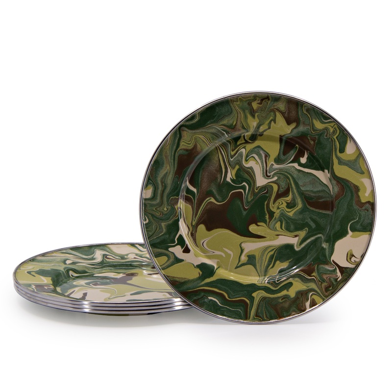 Camouflage Sandwich Plates – Set of 4