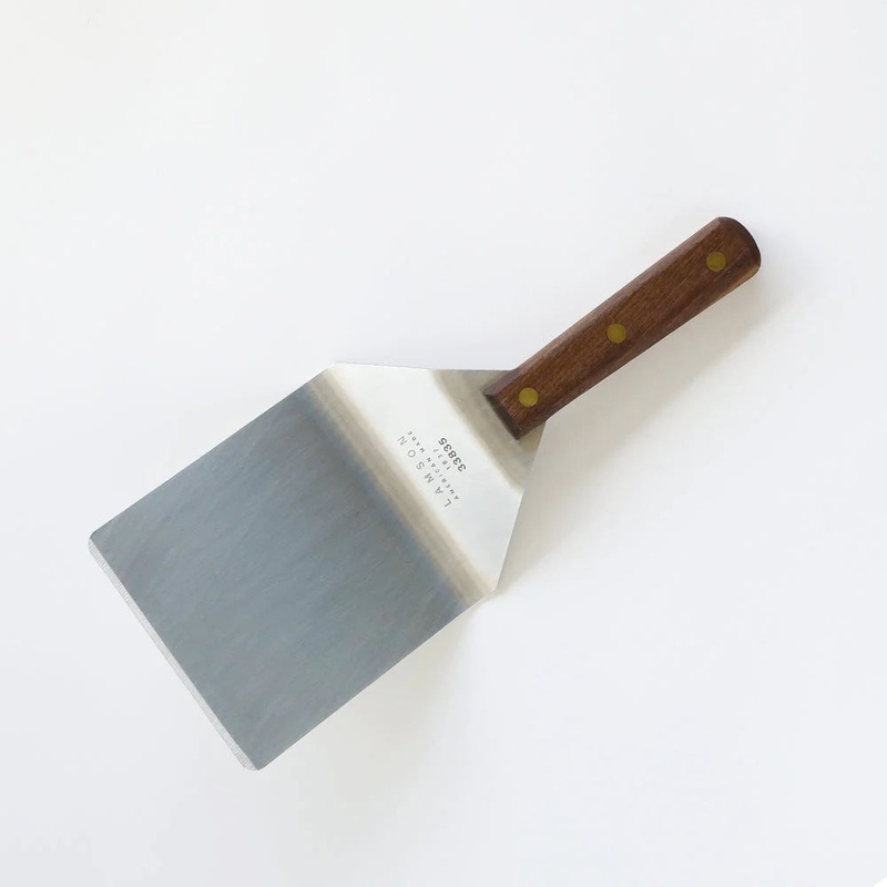 Lamson Hamburger Turner w/Walnut Handle