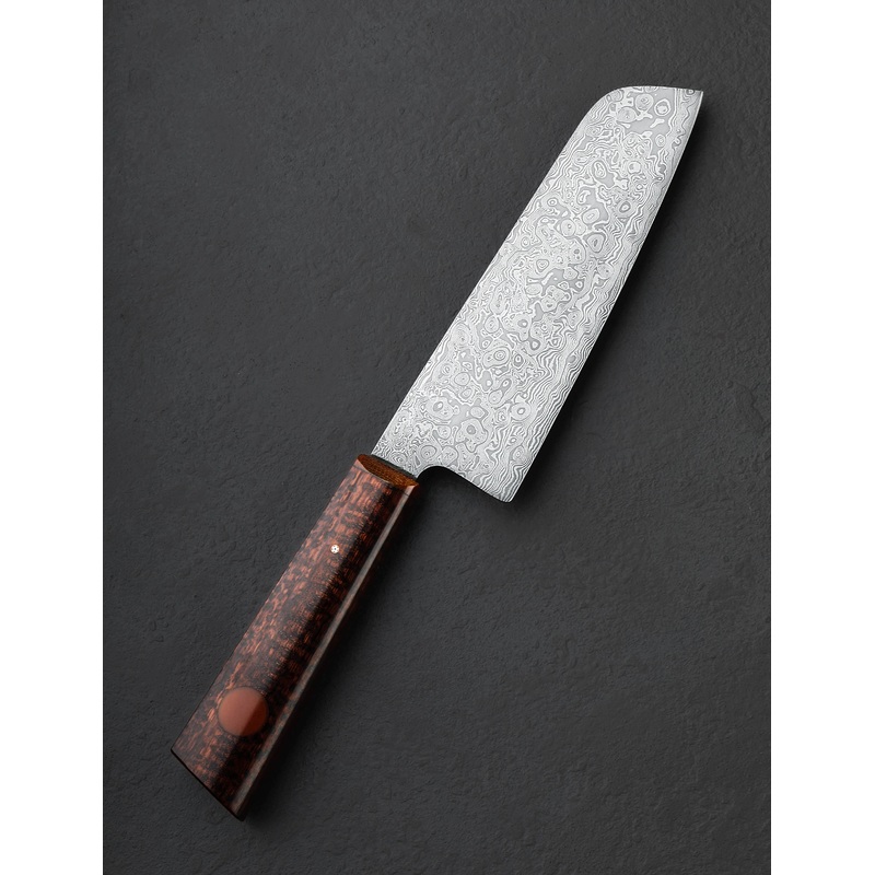 Snakewood Damascus Cleaver 175mm