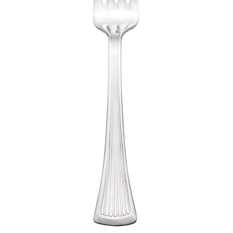 Walco 1806 Bosa Nova 7 1/8″ 18/0 Stainless Steel Heavy Weight Salad Fork – 12/Pack