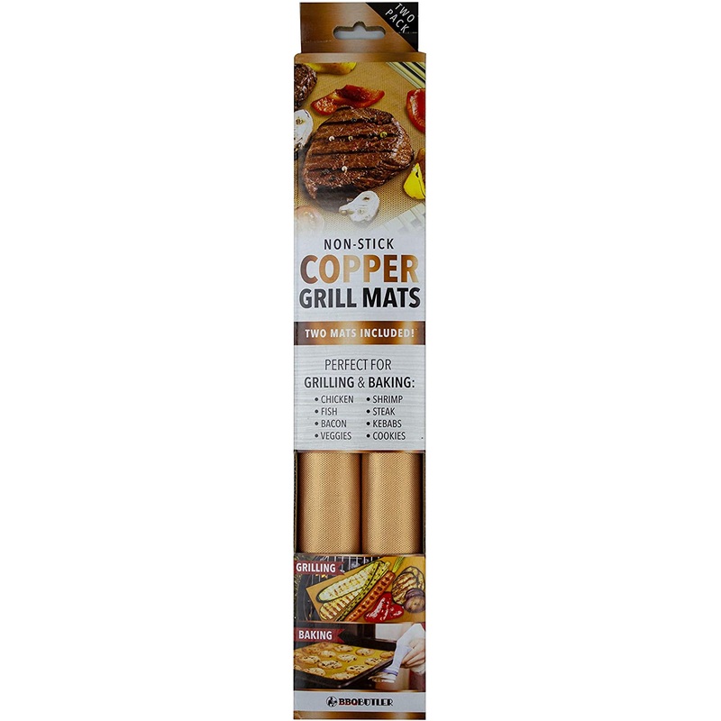 BBQ Butler Copper Grill Mat, Set of 2