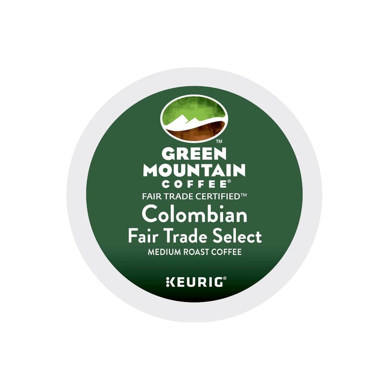 Green Mountain Fair Trade Colombia Select Single-Origin K-Cup Recyclable Pods (Box of 24)