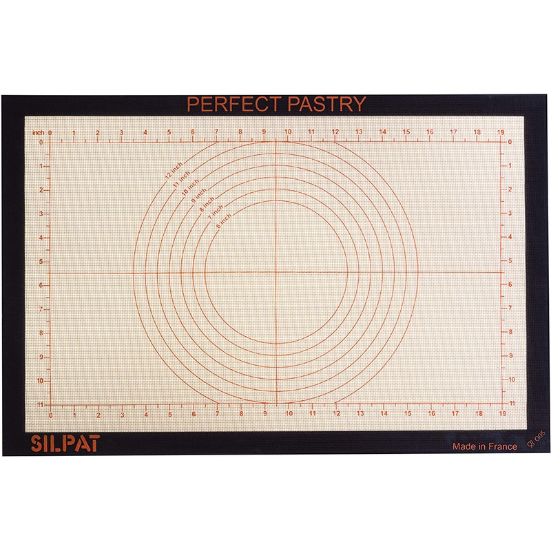 Silpat Perfect Pastry Non-Stick Silicone Countertop Workstation Mat, 15-1/8″ x 23″