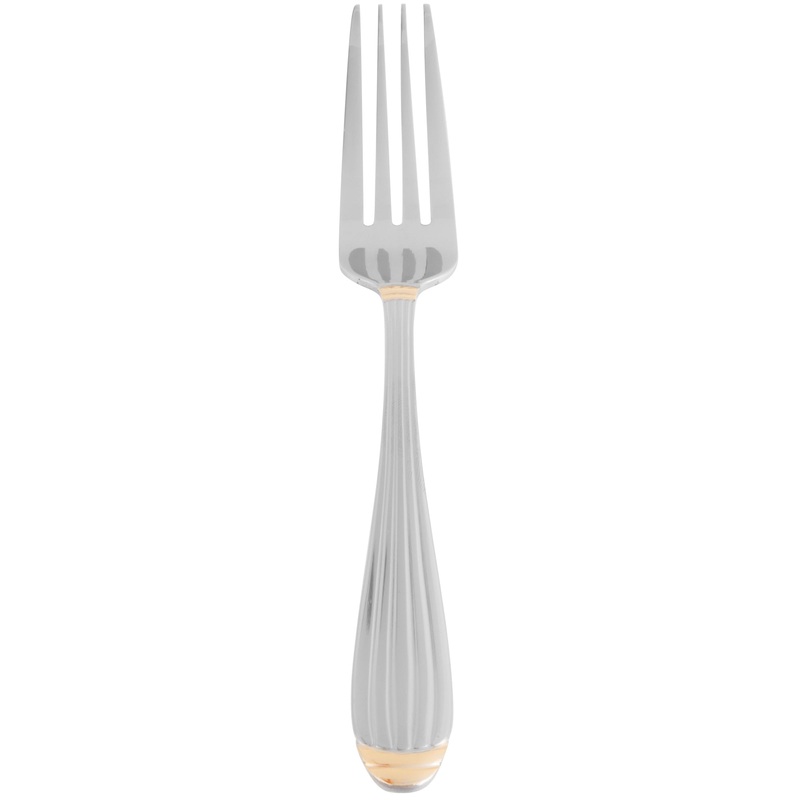 10 Strawberry Street PAR-SF Parisian Gold 18/0 Heavy Weight 7″ Stainless Steel Salad Fork – 12/Pack