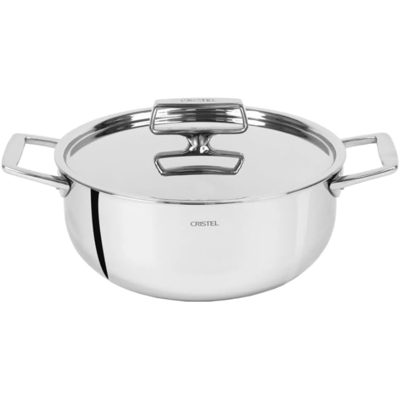 Cristel Castel’Pro Ultraply – 2 Qt. Stewpan w/Stainless Steel Lid
