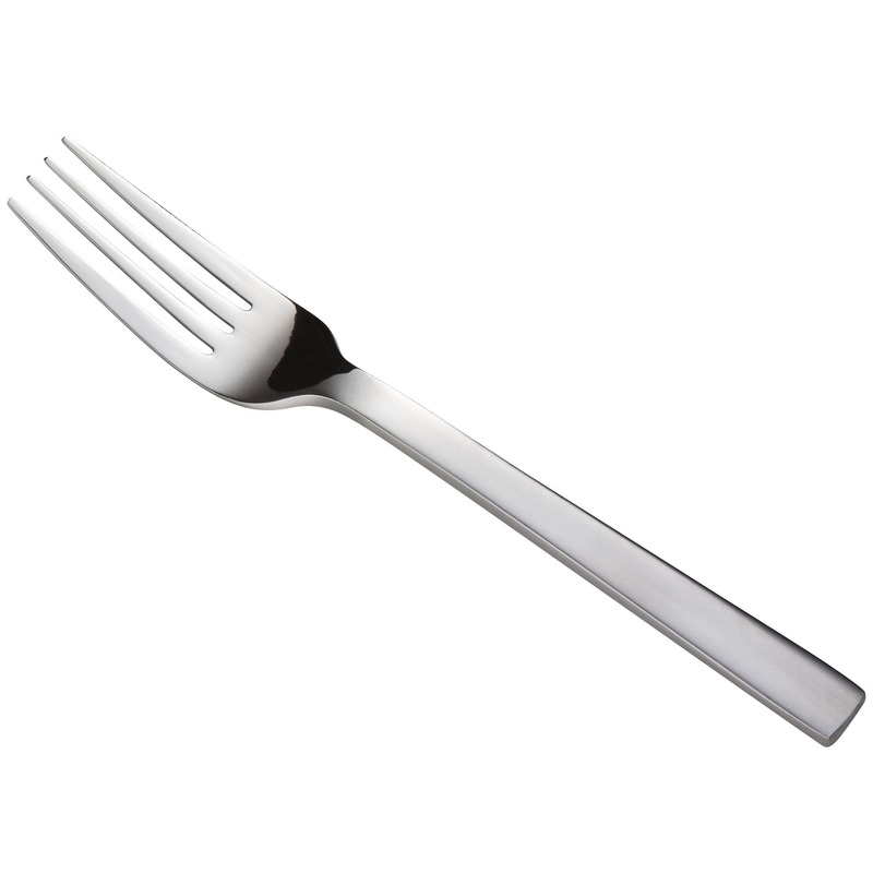 Oneida B449FDNF Chef’s Table Satin 8″ 18/0 Stainless Steel Heavy Weight Dinner Fork – 12/Pack