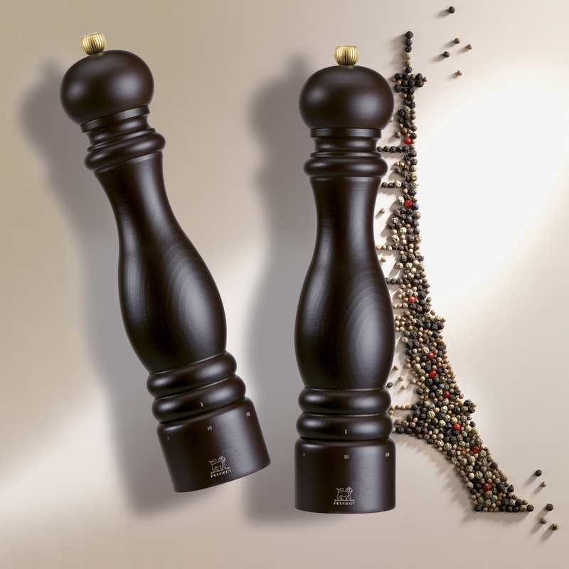 Peugeot Paris Chocolate 12″ u’Select Salt & Pepper Mill Set